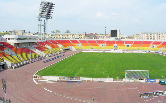 Антикоррозийная окраска на стадионе "Петровский"